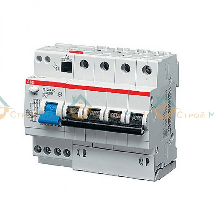 Автоматический выключатель дифференциального тока 6 модулей ABB DS204 AC-C16