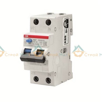  Автоматический выключатель дифференциального тока ABB DSH201R C16 AC30 