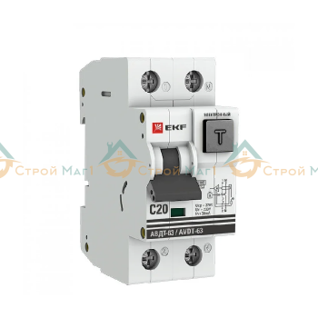 Выключатель автоматический дифференциального тока PROxima EKF DA63-20-30e