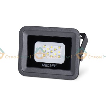Светодиодный прожектор Wolta 5700K, 10 W SMD, IP 65, цвет серый, слим WFL-10W/06