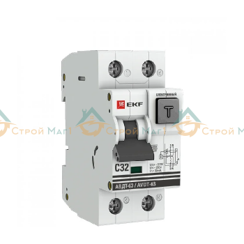 Выключатель автоматический дифференциального тока PROxima EKF DA63-32-30e