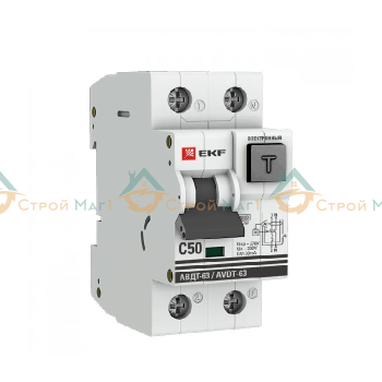 Выключатель автоматический дифференциального тока PROxima EKF DA63-50-30e